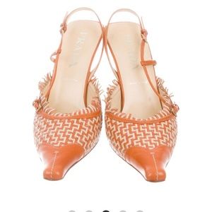 Prada slingback pumps